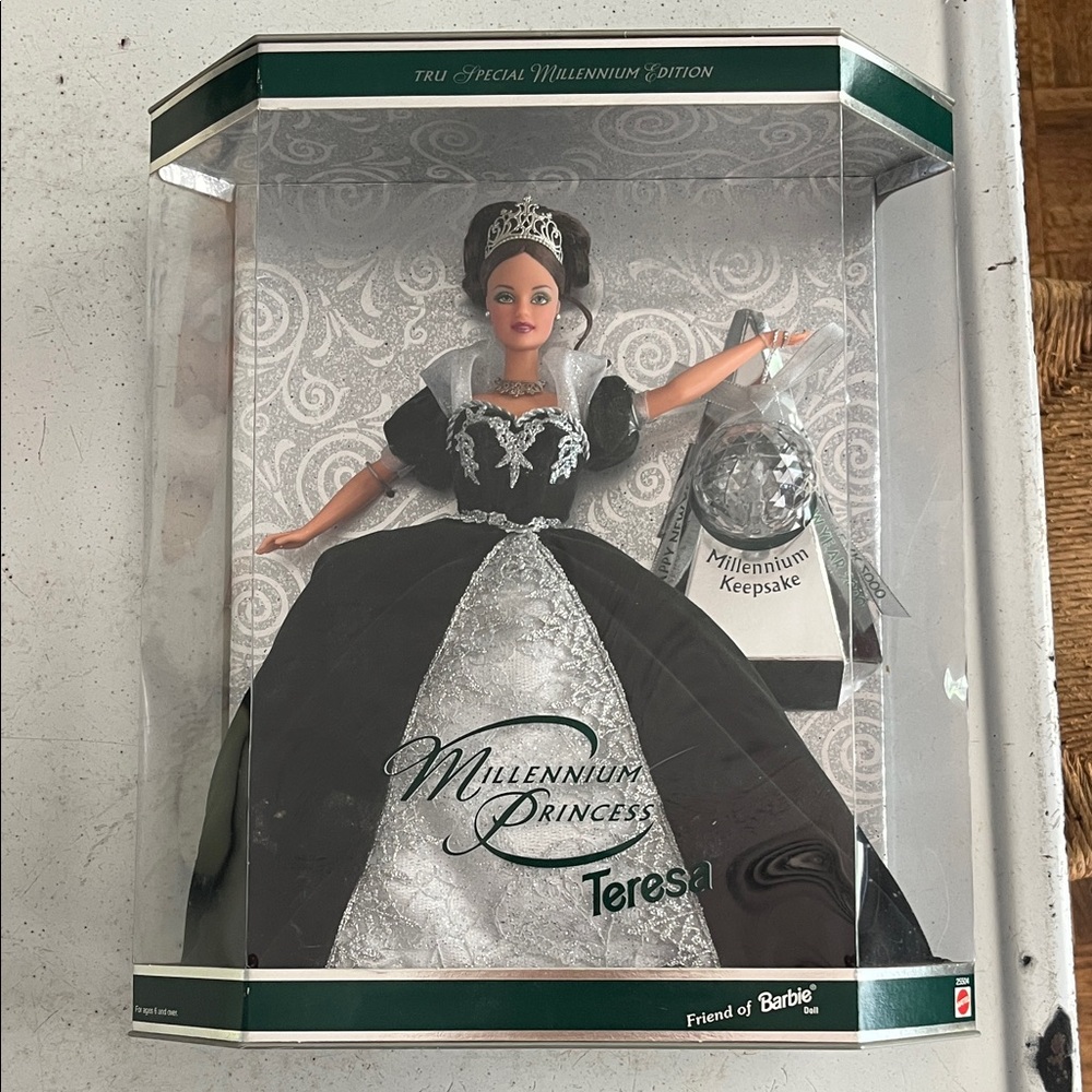 Barbie Millennium Princess Doll in Black and Silver Gown